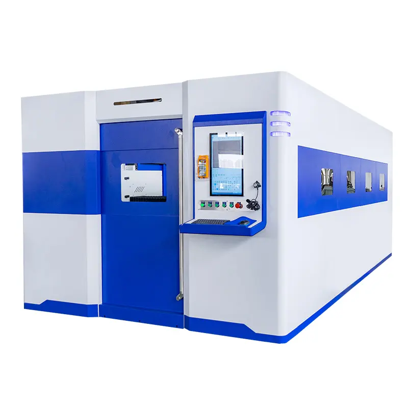 Enclosed Type Fiber Laser Cutter for Plate and Tube